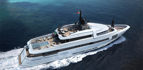 Admiral X Lence 47 — powerboat
