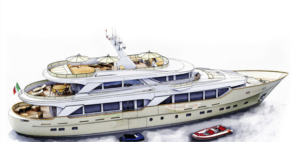 Benetti Sail Division BSD115 RS Mediterranean Style — powerboat