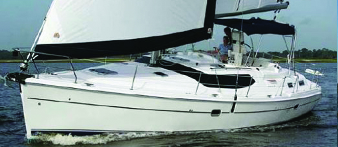 Hunter 45 — sailing yacht