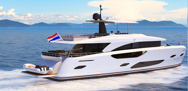 Jetten Beach 75 — powerboat