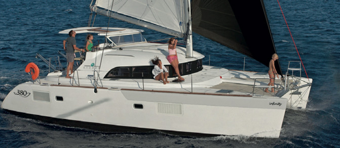 Lagoon 380 Infinity — sailing yacht