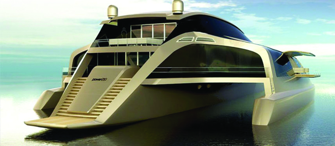 Sunreef 150 Power Trimaran — powerboat