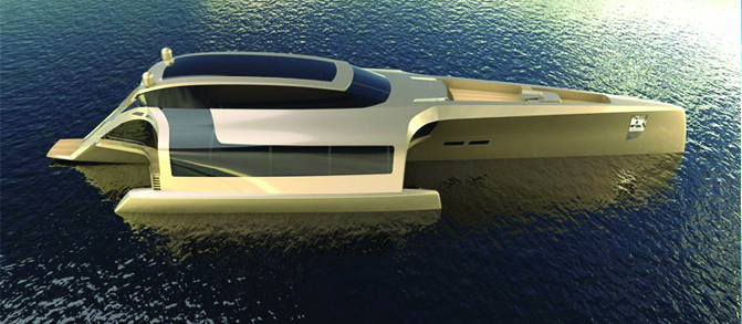 Sunreef 210 Power Trimaran — powerboat