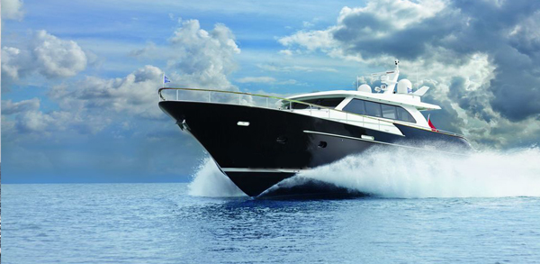 Wim van der Valk Continental V 3800 Tri-Deck — powerboat